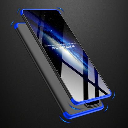 For vivo V30 /V30 Pro 5G GKK Three Stage Splicing Full Coverage PC Phone Case(Black Blue) - vivo Cases by GKK | Online Shopping UK | buy2fix