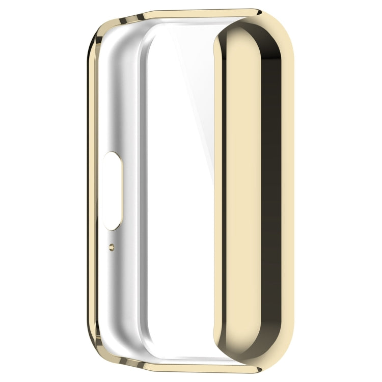 For Samsung Galaxy Fit 3 Full Coverage TPU Electroplated Watch Protective Case(Light Gold) - Watch Cases by buy2fix | Online Shopping UK | buy2fix