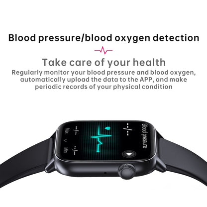 QS08 PRO 1.83 inch BT5.2 Smart Sport Watch, Support Sleep / Heart Rate / Blood Oxygen / Temperature / Blood Pressure Health Monitor(Gold+Black) - Smart Watches by buy2fix | Online Shopping UK | buy2fix