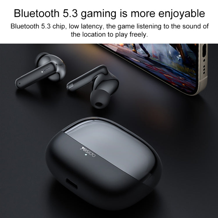 Yesido TWS26 TWS Wireless Bluetooth Earphone(Black) - TWS Earphone by Yesido | Online Shopping UK | buy2fix