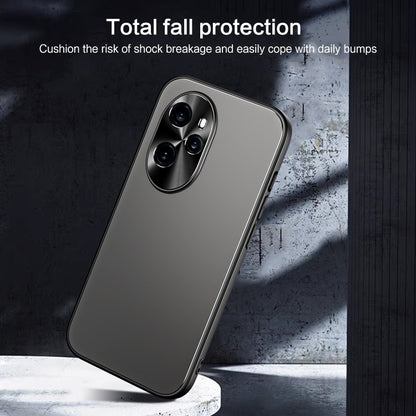For Honor 100 Pro R-JUST RJ-61 Electroplating Frosted TPU + PC Phone Case(Silver) - Honor Cases by R-JUST | Online Shopping UK | buy2fix