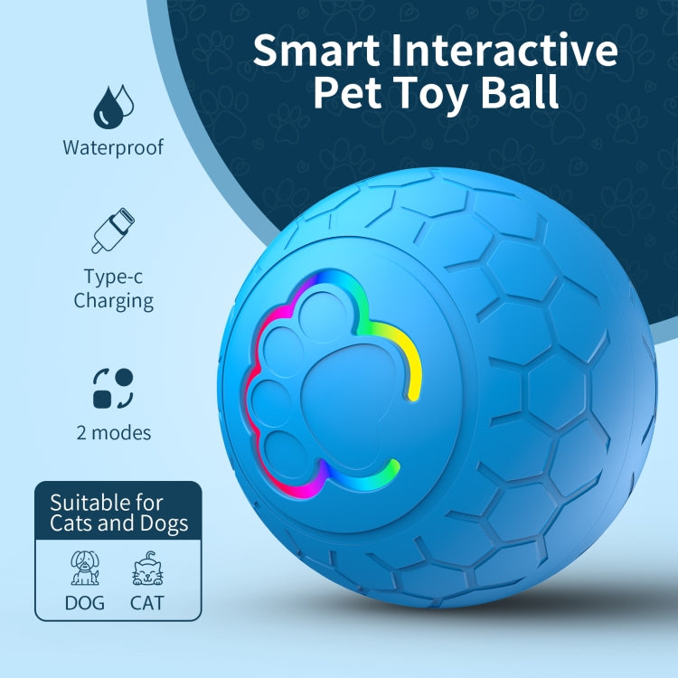 O5 Smart Pet Cat Toy Ball Luminous Yo-Yo Diameter 2.4 inches Standalone Version(Green) - Rubber Silicone Toys by buy2fix | Online Shopping UK | buy2fix