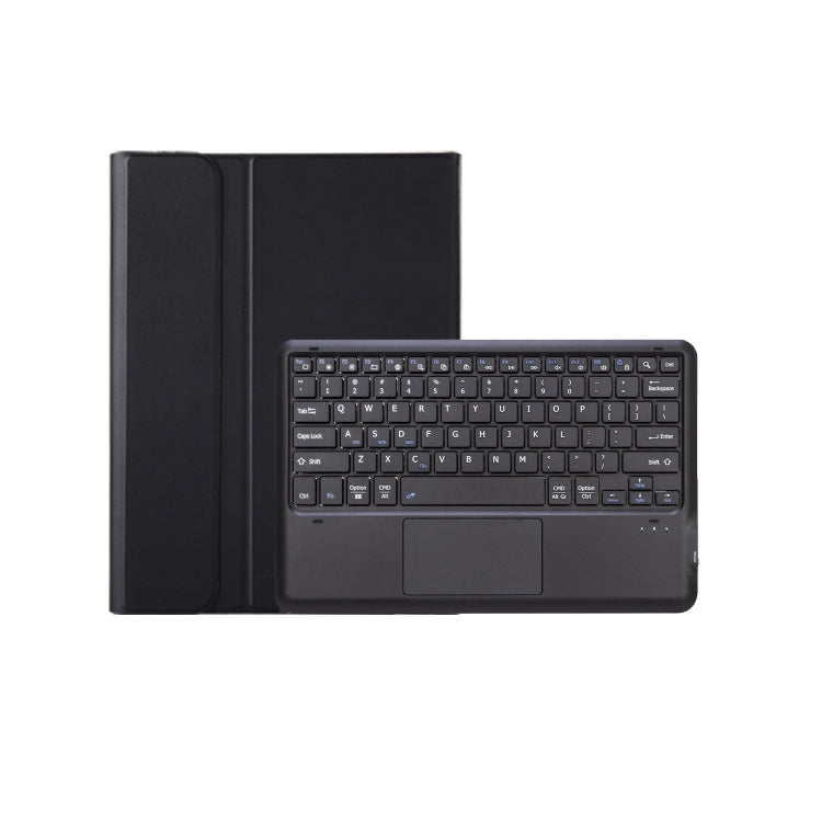For Xiaomi Pad 6S Pro 12.4 Lambskin Texture Detachable Bluetooth Keyboard Leather Case with Touchpad(Black) - Others Keyboard by buy2fix | Online Shopping UK | buy2fix