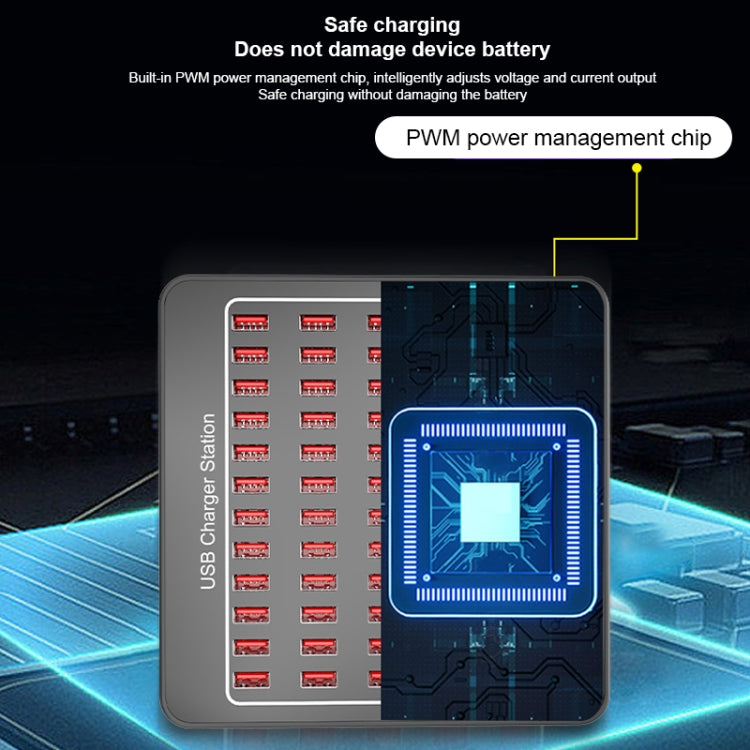 YFY-A78 300W 60 Ports USB Smart Charging Station(US Plug) - Multifunction Charger by buy2fix | Online Shopping UK | buy2fix