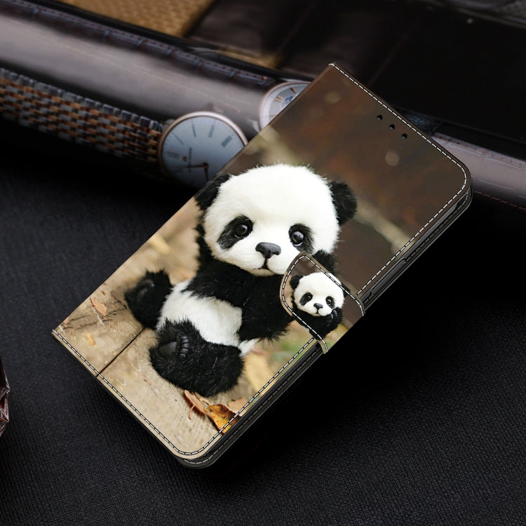 For Samsung Galaxy S24+ 5G Crystal Painted Leather Phone case(Panda) - Galaxy S24+ 5G Cases by buy2fix | Online Shopping UK | buy2fix