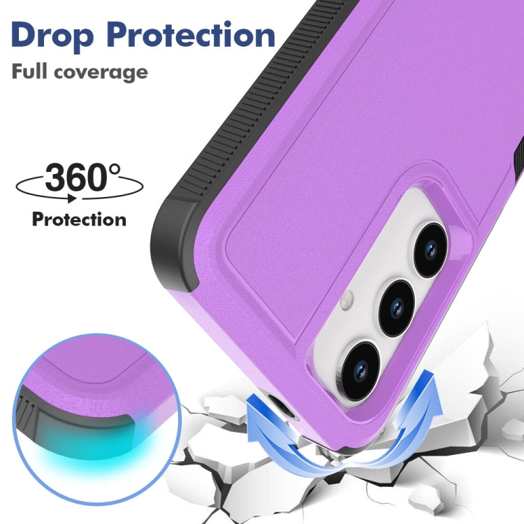 For Samsung Galaxy S24 5G 2 in 1 PC + TPU Phone Case(Purple) - Galaxy S24 5G Cases by buy2fix | Online Shopping UK | buy2fix