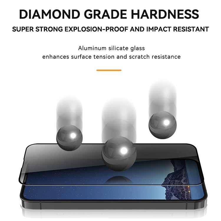 For iPhone 15 TGVIS Privacy Protect 2.5D 9H Full-screen Tempered Glass Film - iPhone 15 Tempered Glass by TGVIS | Online Shopping UK | buy2fix
