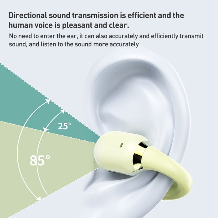 ZGA Symphony GS09S Air Conduction TWS Bluetooth Earphone(White) - TWS Earphone by ZGA | Online Shopping UK | buy2fix