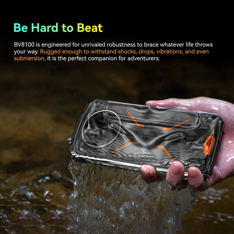 [HK Warehouse] Blackview BV8100 Rugged Phone, 8GB+256GB, 6.5 inch Android 14 MediaTek Helio G99 Octa Core up to 2.2GHz, Network: 4G, NFC, OTG(Orange) - Blackview by Blackview | Online Shopping UK | buy2fix