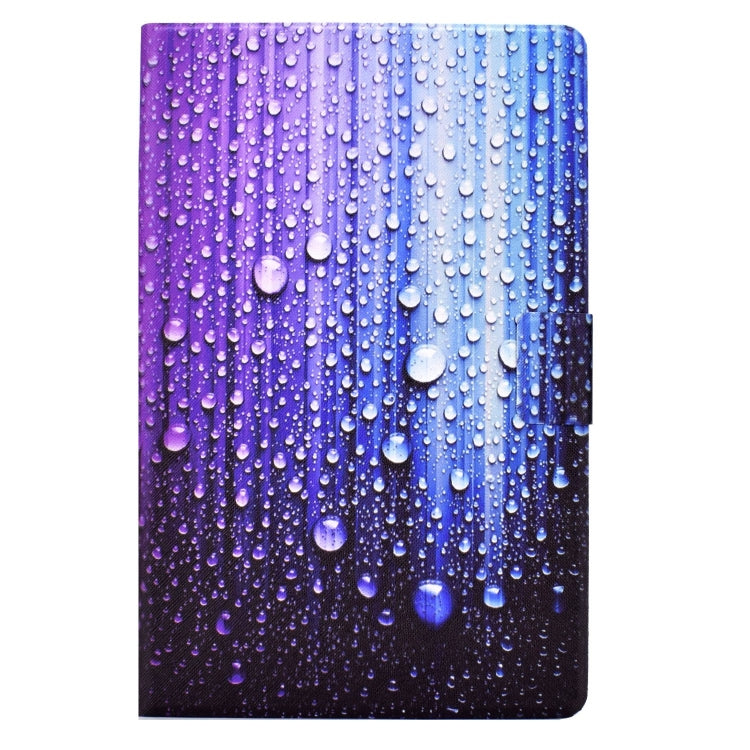 For Lenovo Tab M11 / Xiaoxin Pad 11 2024 Electric Pressed Colored Drawing Smart Leather Tablet Case(Water Droplets) - Lenovo by buy2fix | Online Shopping UK | buy2fix