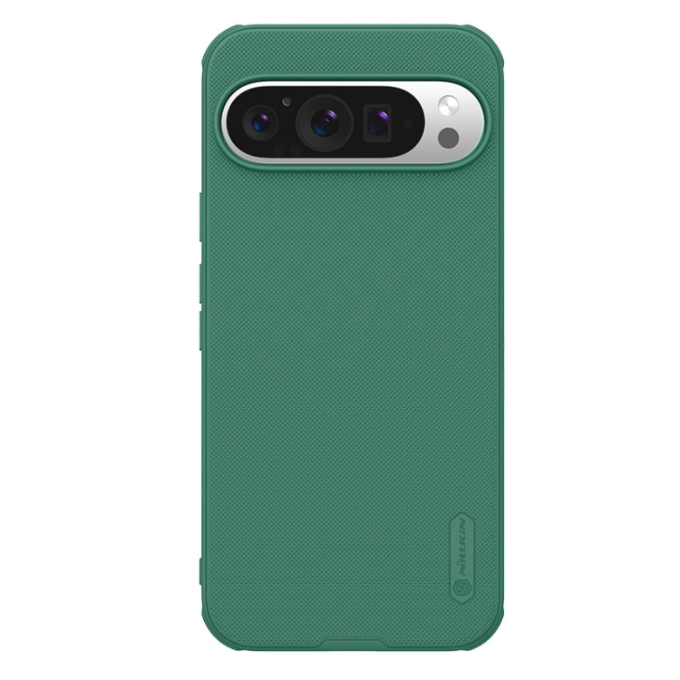 For Google Pixel 9 NILLKIN Frosted Shield Pro PC + TPU Phone Case(Green) - Google Cases by NILLKIN | Online Shopping UK | buy2fix