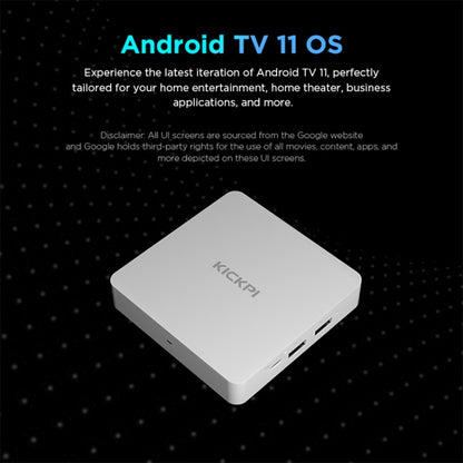 Kickpi KP1 Dual Band WiFi 4K HD Android TV Box, RAM:2GB+32GB(UK Plug) - Amlogic S905 by buy2fix | Online Shopping UK | buy2fix