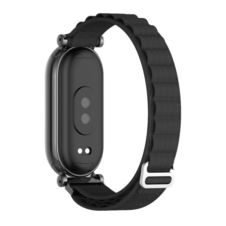 For Xiaomi Mi Band 8 / 9 / 9 NFC Mijobs GT4 Nylon Breathable Watch Band(Black) - Watch Bands by MIJOBS | Online Shopping UK | buy2fix