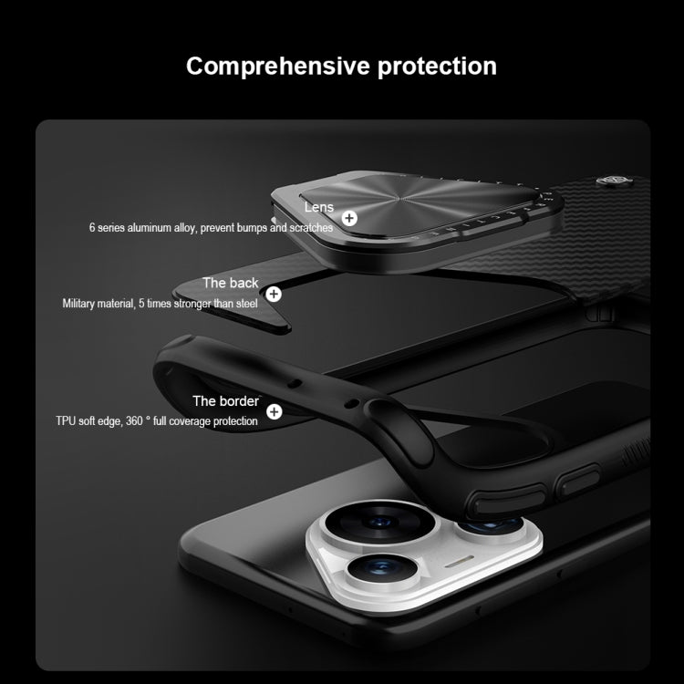 For Huawei Pura 70 Pro/70 Pro+ NILLKIN Aramid Fiber MagSafe Magnetic Phone Case(Black) - Huawei Cases by NILLKIN | Online Shopping UK | buy2fix