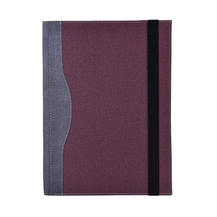 For Lenovo ThinkPad X1 Carbon Gen 10 Cloth Texture Laptop Leather Protective Case(Wine Red) - Other by buy2fix | Online Shopping UK | buy2fix