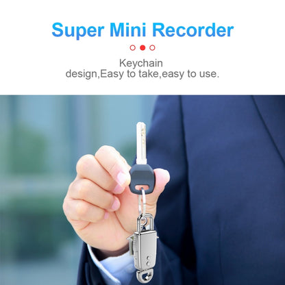 JNN S20 Zinc Alloy Keychain Voice Recorder, Memory:32GB(Black) - Other Style by JNN | Online Shopping UK | buy2fix