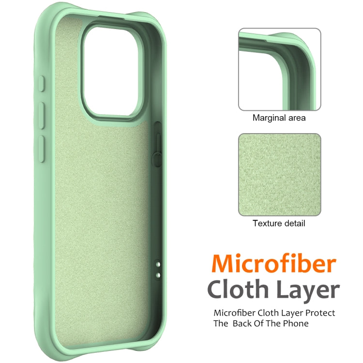 For iPhone 16 Pro Max Wave Texture MagSafe Magnetic Liquid Silicone Phone Case(Green) - iPhone 16 Pro Max Cases by buy2fix | Online Shopping UK | buy2fix