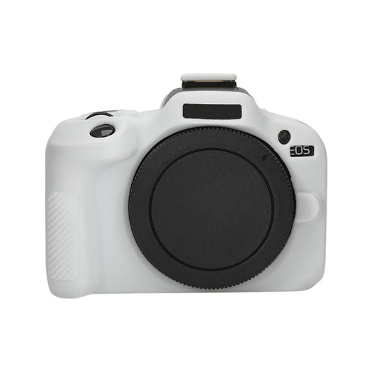 For Canon EOS R100 Glossy Soft Silicone Protective Case(White) - Protective Case by buy2fix | Online Shopping UK | buy2fix