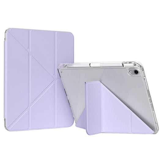 For iPad mini 2024 / mini 6 GEBEI Deformation Leather Tablet Case(Purple) - iPad mini 6 Cases by GEBEI | Online Shopping UK | buy2fix