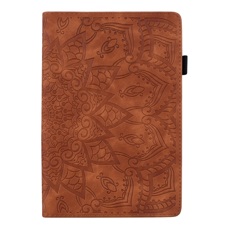 For iPad Pro 11 2024 Calf Texture Embossed Leather Tablet Case(Brown) - iPad Pro 11 2024 Cases by buy2fix | Online Shopping UK | buy2fix