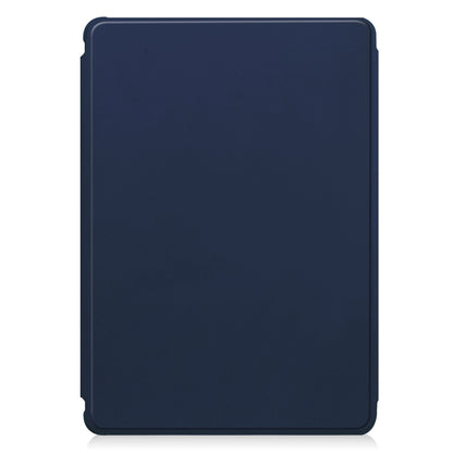 For iPad Air 13 2024 Transparent Rotation Smart Leather Tablet Case(Dark Blue) - iPad Air 13 2024 Cases by buy2fix | Online Shopping UK | buy2fix