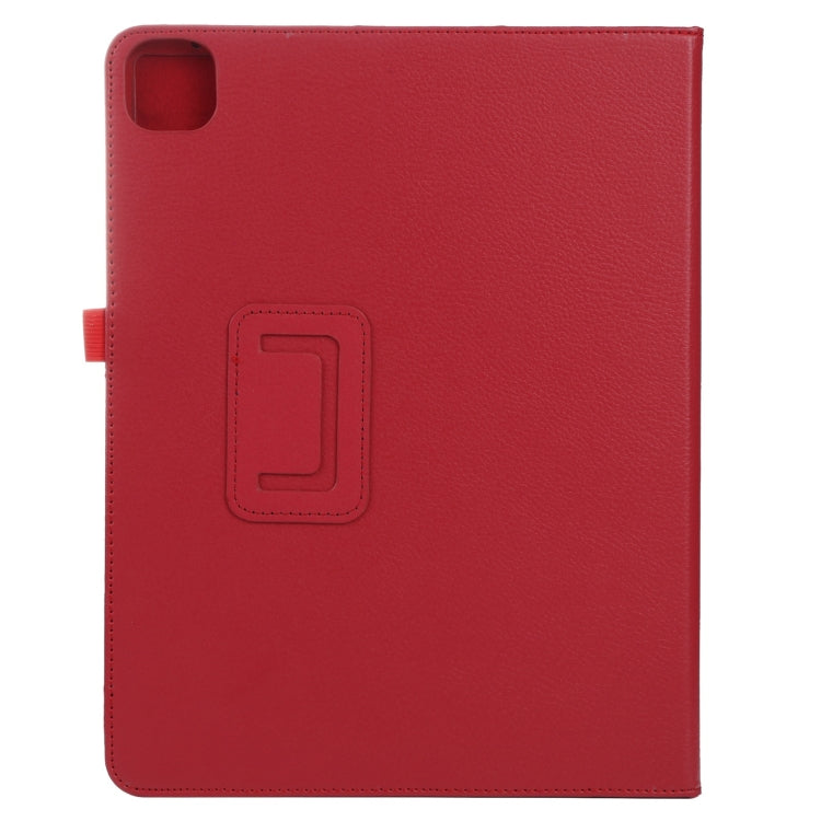 For iPad Pro 13 2024 Litchi Texture Solid Color Leather Tablet Case(Red) - iPad Pro 13 2024 Cases by buy2fix | Online Shopping UK | buy2fix