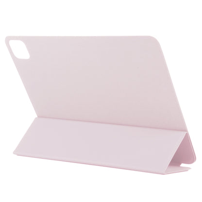 For iPad Pro 11 2024 Double-sided Clip Non-buckle Magnetic PU Smart Tablet Case(Pink) - iPad Pro 11 2024 Cases by buy2fix | Online Shopping UK | buy2fix