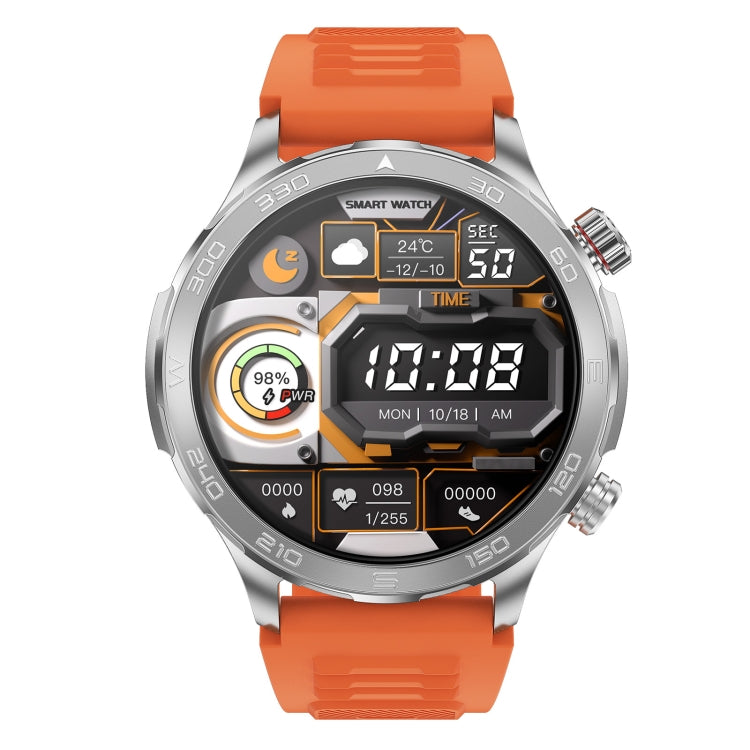 DK67 1.53 inch IP67 BT 5.0 Fitness Sport Smart Watch, Support Bluetooth Call / Sleep / Blood Oxygen / Heart Rate / Blood Pressure Health Monitor(Orange) - Smart Watches by buy2fix | Online Shopping UK | buy2fix