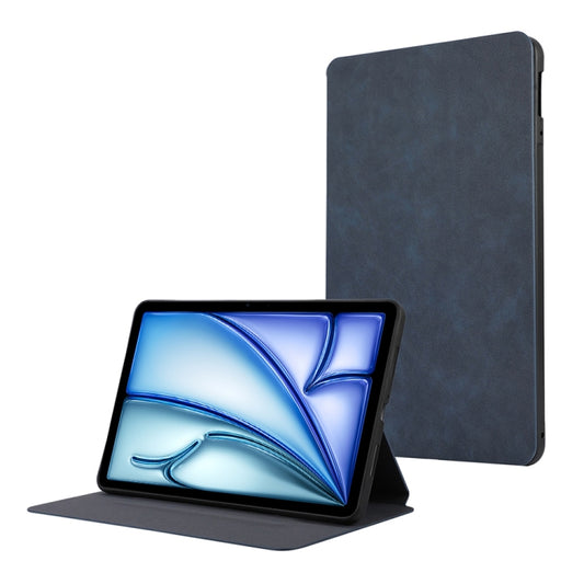 For iPad Air 11 2024 TPU Flip Tablet Protective Leather Case(Dark Blue) - iPad Air 11 2024 Cases by buy2fix | Online Shopping UK | buy2fix