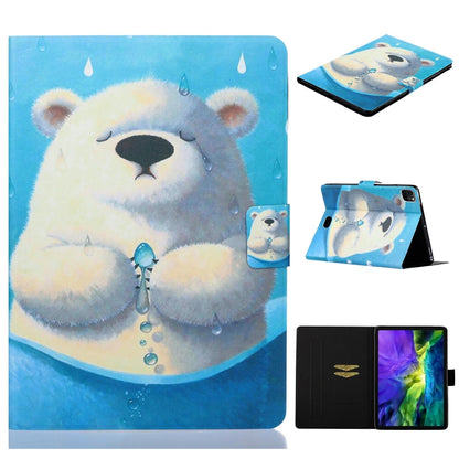 For iPad Pro 11 2024 Voltage Coloured Drawing Smart Leather Tablet Case(Polar Bear) - iPad Pro 11 2024 Cases by buy2fix | Online Shopping UK | buy2fix