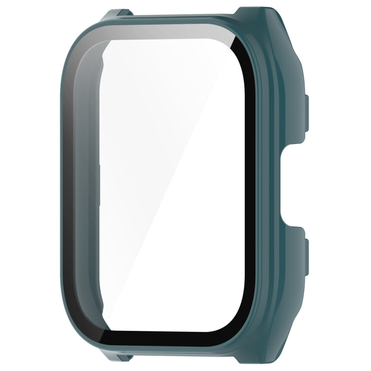 For Xiaomi HayLou Smart Watch 2 Pro PC + Tempered Film Integrated Watch Protective Case(Pine Green) - Watch Cases by buy2fix | Online Shopping UK | buy2fix