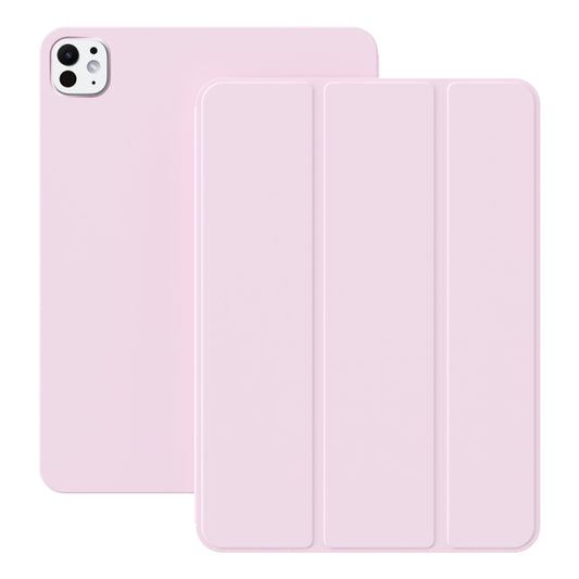 For iPad Pro 13 2024 Ultra-thin Double-sided Clip Magnetic Smart Tablet Case(Pink) - iPad Pro 13 2024 Cases by buy2fix | Online Shopping UK | buy2fix