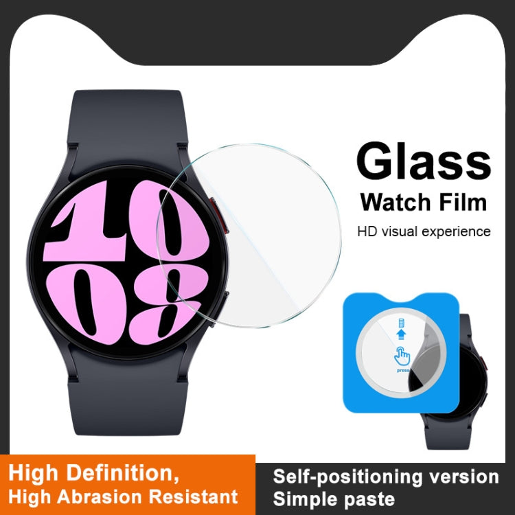 For Samsung Galaxy Watch6 40mm IMAK Tempered Glass Watch Protective Film Self-contained Positioning Version - Screen Protector by imak | Online Shopping UK | buy2fix