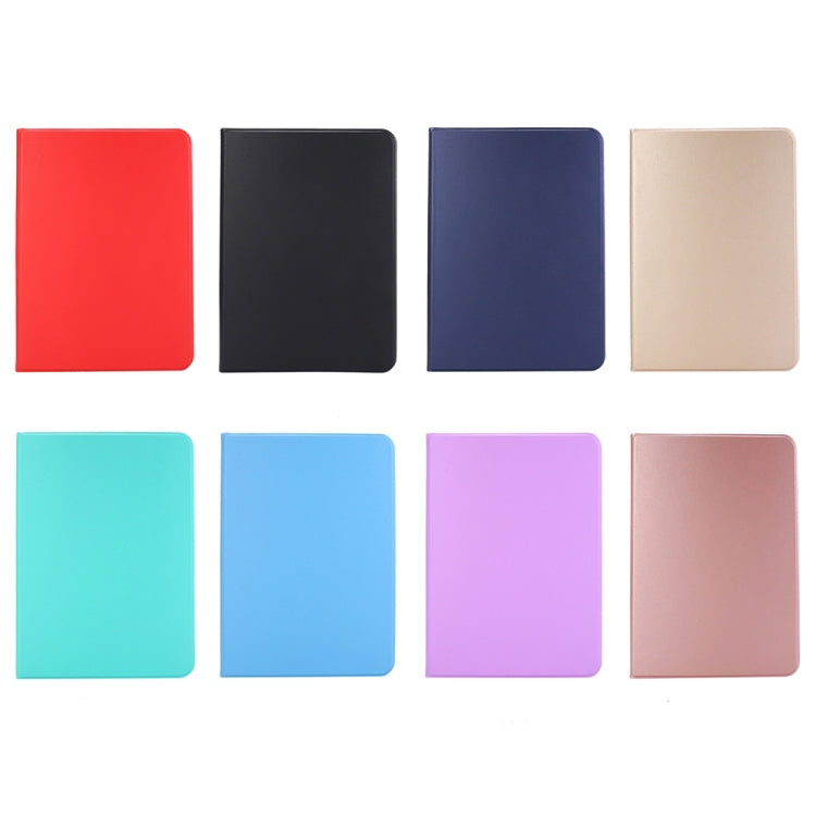 For iPad Air 11 2024 Stretch Voltage Plain Leather Smart Tablet Case(Gold) - iPad Air 11 2024 Cases by buy2fix | Online Shopping UK | buy2fix