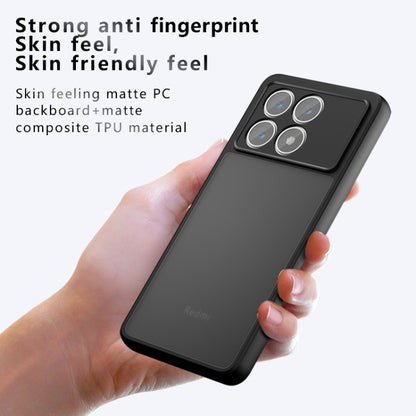 For Xiaomi Redmi K70 Pro / K70 Armor Precise Hole PC Hybrid TPU Phone Case(Frosted Black) - K70 Cases by buy2fix | Online Shopping UK | buy2fix