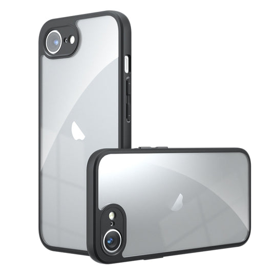 For iPhone SE 2024 Armor Precise Hole PC Hybrid TPU Phone Case(Transparent) - More iPhone Cases by buy2fix | Online Shopping UK | buy2fix