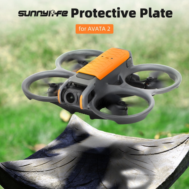 For DJI Avata 2 Sunnylife Drone Anti-Collision Protective Cover Back Plate(Orange) -  by Sunnylife | Online Shopping UK | buy2fix