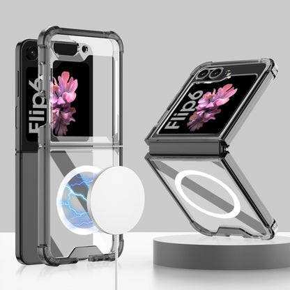 For Samsung Galaxy Z Flip6 GKK MagSafe Airbag Shockproof Phone Case(Black) - Galaxy Z Flip6 5G Cases by GKK | Online Shopping UK | buy2fix