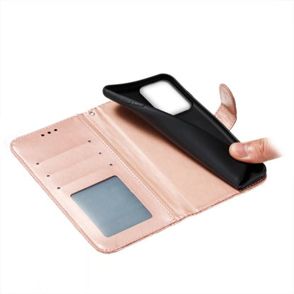 For Motorola Moto G Power 5G 2024 Lace Flower Embossing Flip Leather Phone Case(Rose Gold) - Motorola Cases by buy2fix | Online Shopping UK | buy2fix