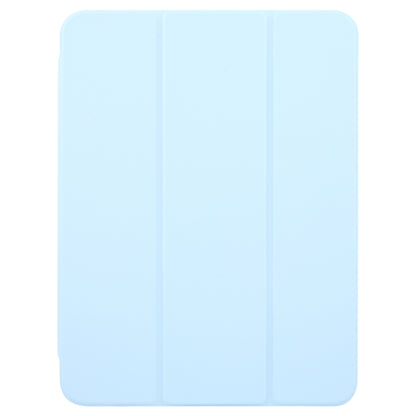 For iPad Air 11 2024 / Air 5 / Air 4 GEBEI Acrylic TPU 3-folding Rotating Smart Tablet Leather Case withh Pen Slot(Sky Blue) - iPad Air 11 2024 Cases by GEBEI | Online Shopping UK | buy2fix