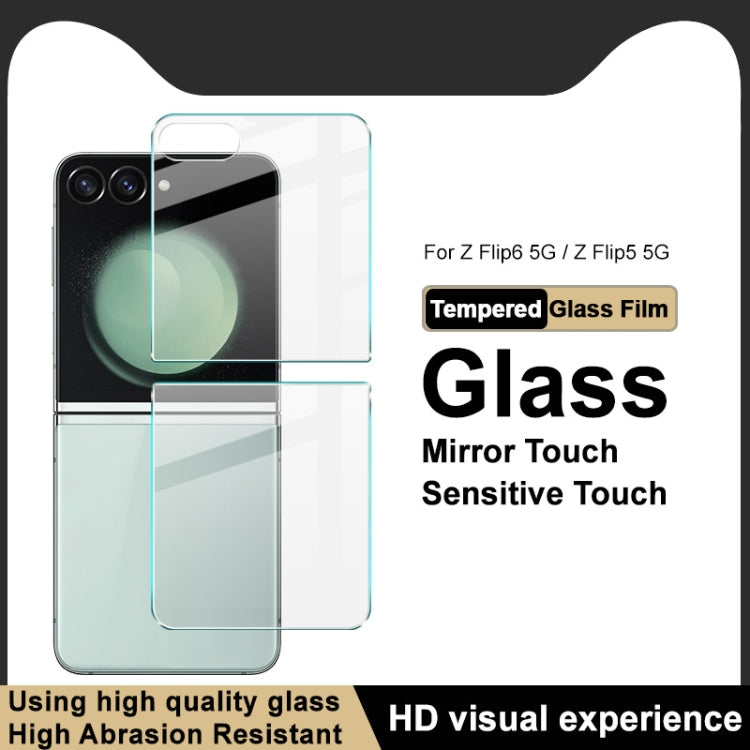 For Samsung Galaxy Z Flip6 IMAK H Series Tempered Back Glass Film Set - Galaxy Z Flip6 5G Tempered Glass by imak | Online Shopping UK | buy2fix