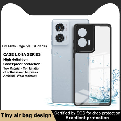 For Motorola Edge 50 Fusion imak UX-9A Series Four-corner Airbag Shockproof Phone Case - Motorola Cases by imak | Online Shopping UK | buy2fix