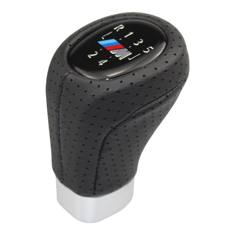 For BMW 3 Series E92 LCI Coupe 2008-2013 Square Car Gear Lever Leather Gear Shift Knob, Style:5 Speed - Shift Knob by buy2fix | Online Shopping UK | buy2fix