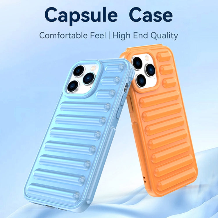 For iPhone 16 Pro Max Capsule Series Candy Color TPU Phone Case(Orange) - iPhone 16 Pro Max Cases by buy2fix | Online Shopping UK | buy2fix