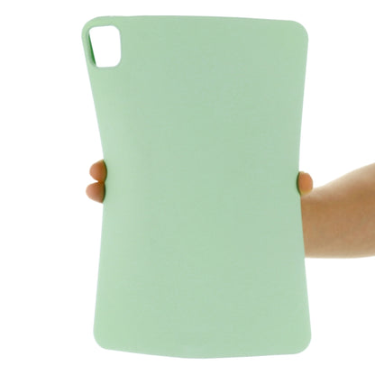 For iPad Pro 13 2024 Pure Color Liquid Silicone Shockproof Tablet Case(Green) - iPad Pro 13 2024 Cases by buy2fix | Online Shopping UK | buy2fix