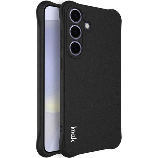 For Samsung Galaxy S25+ 5G imak Shockproof Airbag TPU Phone Case(Matte Black) - Galaxy S25+ 5G Cases by imak | Online Shopping UK | buy2fix