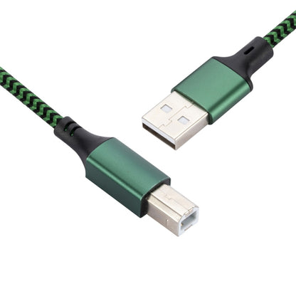 USB 2.0 to Square Port A/B Printer Adapter Cable, Length:1m(Green) - USB Cable by buy2fix | Online Shopping UK | buy2fix