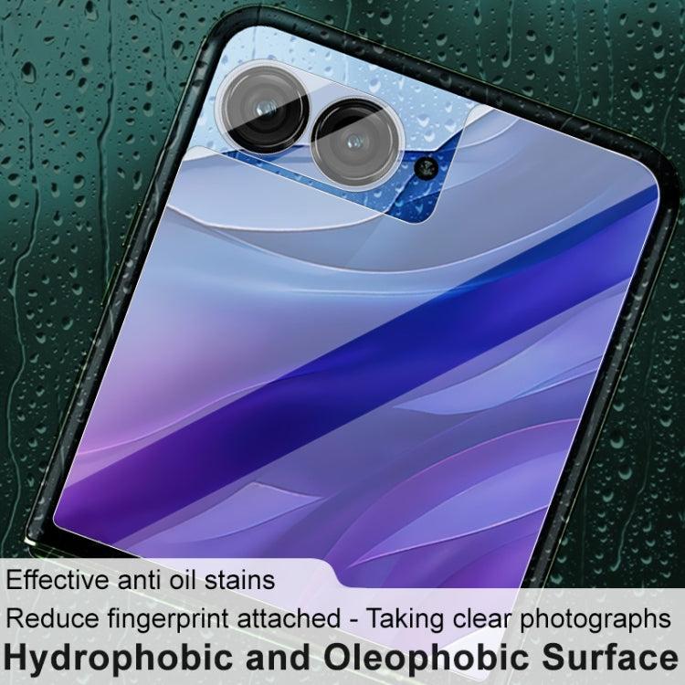 For Motorola Razr 50 Ultra 1 Sets imak Integrated Lens Film + Glass Rear Screen Sticker - Motorola Tempered Glass by imak | Online Shopping UK | buy2fix