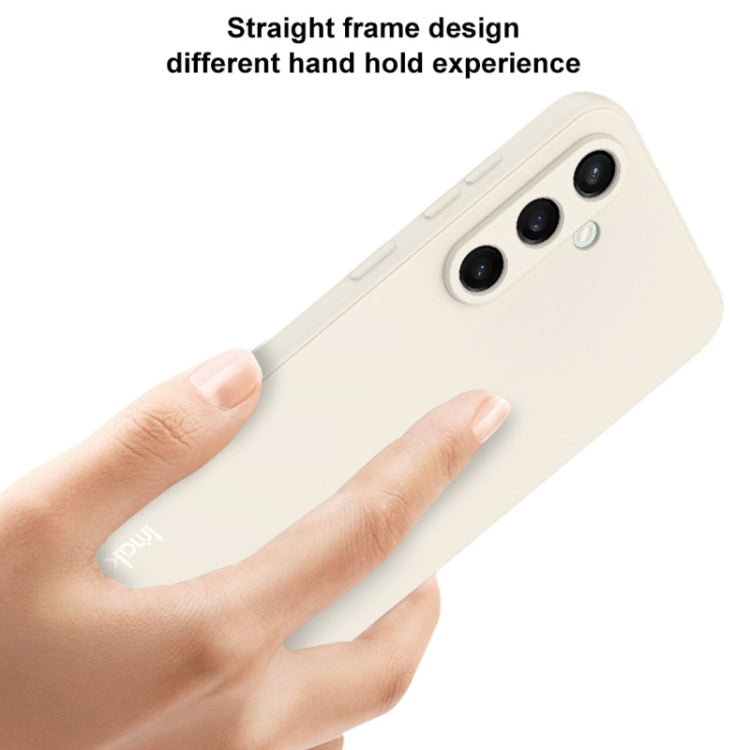 For Samsung Galaxy S24 FE 5G imak UC-4 Series Straight Edge TPU Phone Case(White) - Galaxy S24 FE 5G Cases by imak | Online Shopping UK | buy2fix