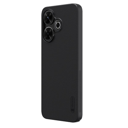 For Xiaomi Poco M6 4G NILLKIN Frosted PC Phone Case(Black) - Xiaomi Cases by NILLKIN | Online Shopping UK | buy2fix